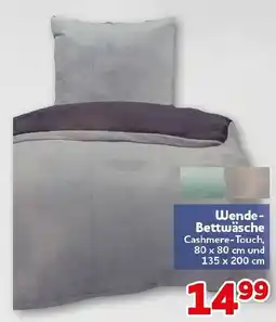 CENTERSHOP Wende-Bettwäsche Cashmere-Touch Angebot