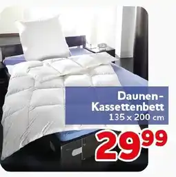 CENTERSHOP Daunen-Kassettenbett Angebot