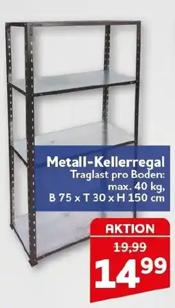 CENTERSHOP Metall-Kellerregal Angebot