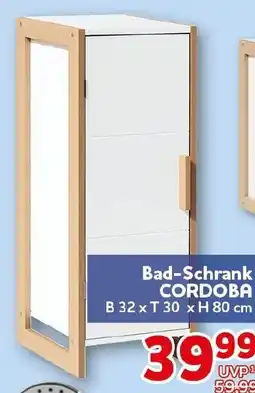 CENTERSHOP Bad-Schrank CORDOBA Angebot