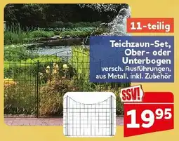 CENTERSHOP Teichzaun-Set Angebot