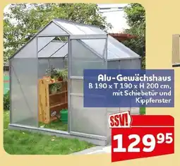 CENTERSHOP Alu-Gewächshaus Angebot