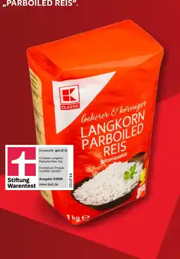 Kaufland K-Classic Langkorn Parboiled Reis Angebot
