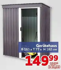 CENTERSHOP Gerätehaus Angebot
