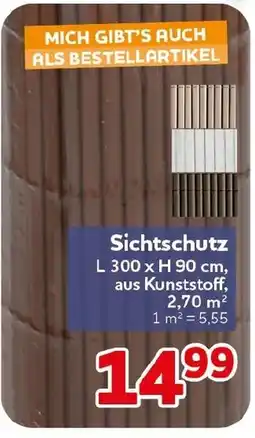 CENTERSHOP Sichtschutz Angebot