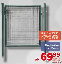 CENTERSHOP Gartentor mit Pfosten Angebot