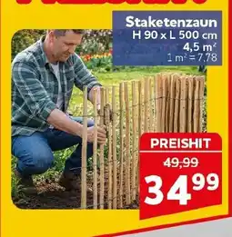 CENTERSHOP Staketenzaun Angebot