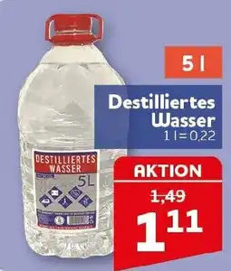 CENTERSHOP Destilliertes Wasser Angebot