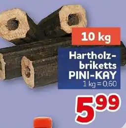 CENTERSHOP Hartholzbriketts PINI-KAY Angebot