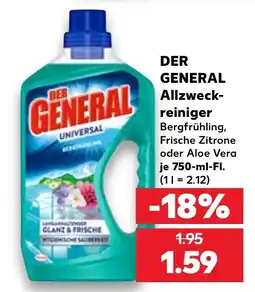 Kaufland DER GENERAL Allzweck-reiniger Angebot