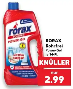 Kaufland RORAX Rohrfrei Power-Gel Angebot