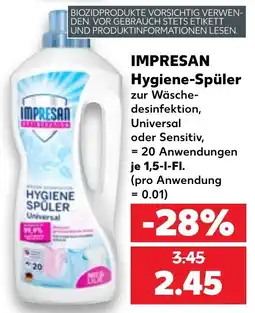 Kaufland IMPRESAN Hygiene-Spüler Angebot