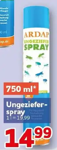 CENTERSHOP ARDAP Ungeziefer-Spray Angebot