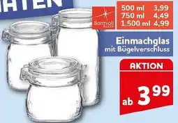 CENTERSHOP Einmachglas mit Bügelverschluss Angebot