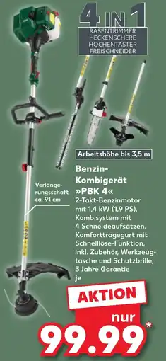 Kaufland Benzin-Kombigerät »PBK 4« Angebot