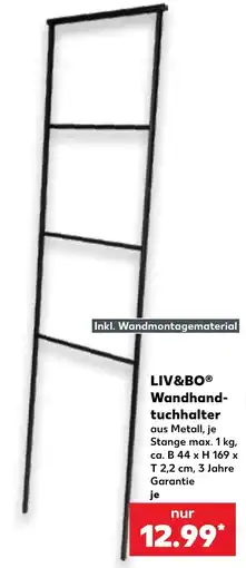 Kaufland LIV&BO® Wandhandtuchhalter Angebot