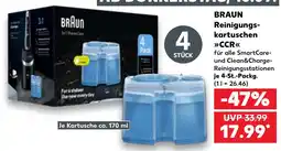 Kaufland BRAUN Reinigungs-kartuschen »CCR« Angebot