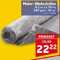 CENTERSHOP Maler-Abdeckvlies Angebot