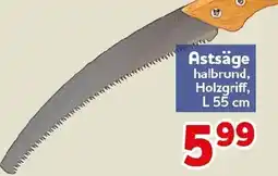 CENTERSHOP Astsäge halbrund, Holzgriff Angebot