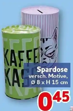 CENTERSHOP Spardose versch. Motive Angebot