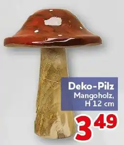 CENTERSHOP Deko-Pilz Mangoholz Angebot