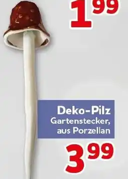 CENTERSHOP Deko-Pilz Gartenstecker, aus Porzellan Angebot