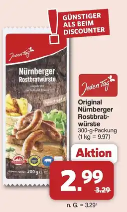 Famila Nord West Jeden Tag Nürnberger Rostbratwürste Angebot