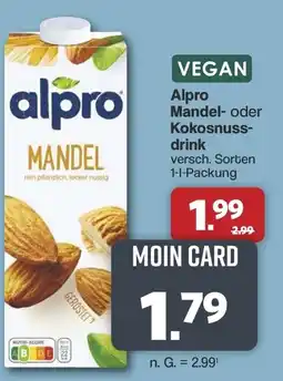 Famila Nord West Alpro Mandel- oder Kokosnussdrink Angebot