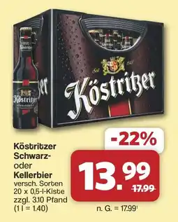 Famila Nord West Köstritzer Schwarz- oder Kellerbier Angebot