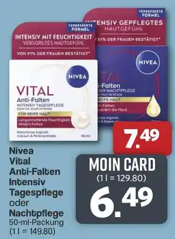 Famila Nord West Nivea Vital Anti-Falten Intensiv Tagespflege oder Nachtpflege Angebot