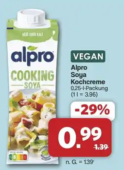 Famila Nord West Alpro Soya Kochcreme Angebot