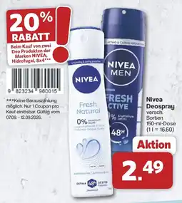 Famila Nord West NIVEA Deospray Angebot