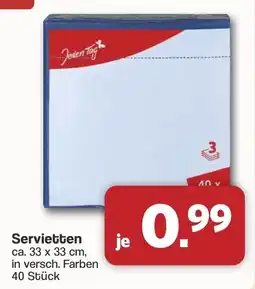 Famila Nord West Jeden Tag Servietten Angebot