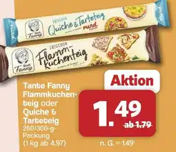 Famila Nord West Tante Fanny Flammkuchen-Teig oder Quiche & Tarteteig Angebot