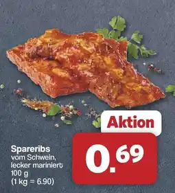 Famila Nord West Spareribs vom Schwein Angebot