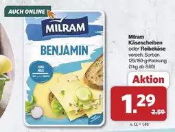 Famila Nord West Milram Käsescheiben oder Reibekäse Angebot