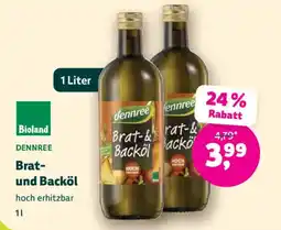 Denns BioMarkt Bioland Dennree Brat- und Backöl Angebot
