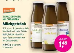Denns BioMarkt SCHROZBERGER Milchbauern Milchgetränk Angebot