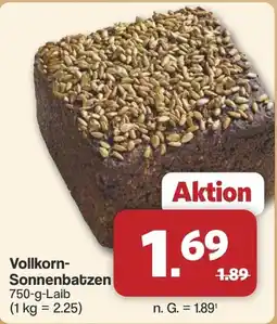 Famila Nord West Vollkorn-Sonnenbatzen Angebot
