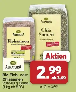 Famila Nord West ALNATURA Bio Floh- oder Chiasamen Angebot