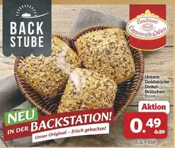 Famila Nord West Conditorei Coppenrath & Wiese Goldstücke Dinkel-Brötchen Angebot
