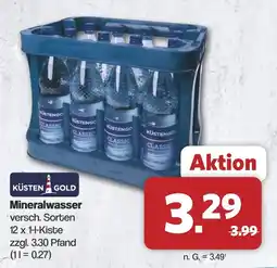 Famila Nord West KÜSTEN GOLD Mineralwasser Classic Angebot