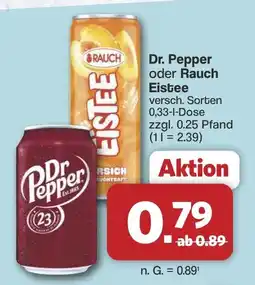 Famila Nord West Dr. Pepper oder Rauch Eistee Angebot