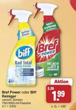 Famila Nord West Bref Power oder Biff Reiniger Angebot