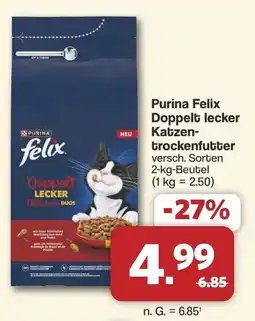 Famila Nord West Purina Felix Doppelt lecker Katzenfutter Angebot