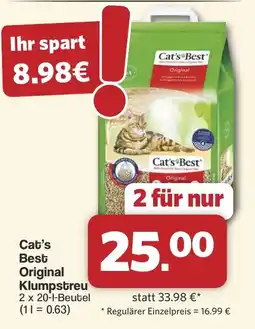 Famila Nord West Cat's Best Original Klumpstreu Angebot