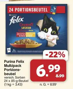 Famila Nord West Purina Felix Multipack Portionsbeutel Angebot