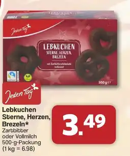 Famila Nord West Jeden Tag Lebkuchen Sterne, Herzen, Brezeln* Angebot
