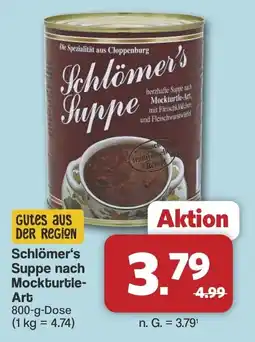 Famila Nord West Schlömer's Suppe nach Mockturtle-Art Angebot