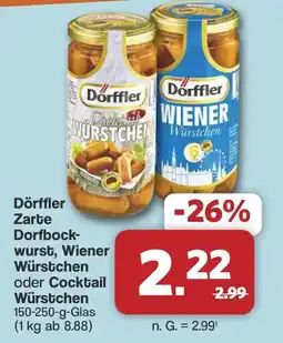 Famila Nord West Dorffler Würstchen Angebot